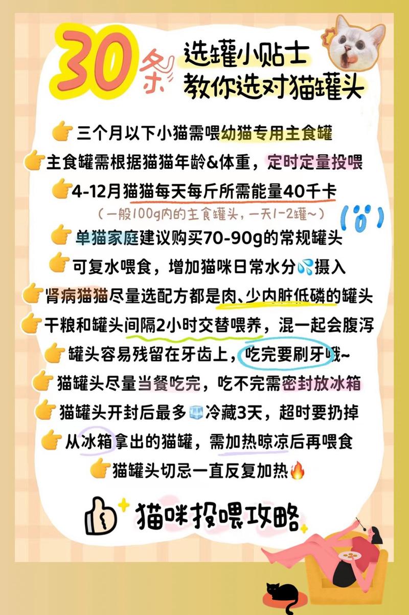 貓咪罐頭開封后的保存與食用小貼士