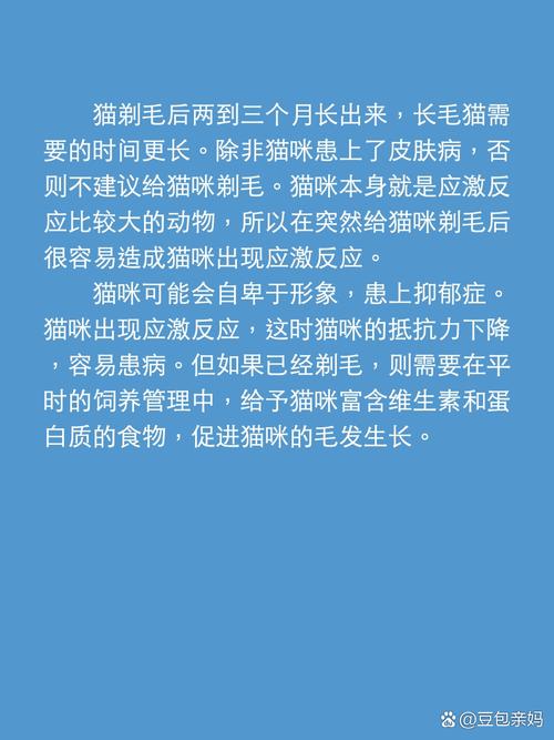 貓咪剃毛后為什么發(fā)抖？了解背后真相